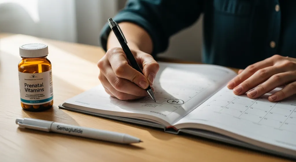 Pregnancy planning while taking semaglutide